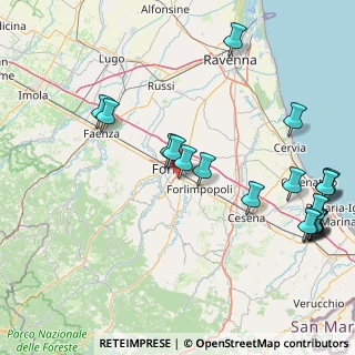 Mappa Via Alberi, 47121 Forlì FC, Italia (21.0265)