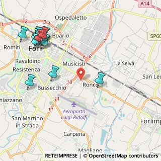 Mappa Via Alberi, 47121 Forlì FC, Italia (2.83813)