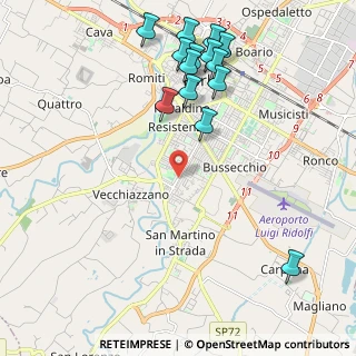 Mappa Via Bartolo Rossi, 47121 Forlì FC, Italia (2.48071)