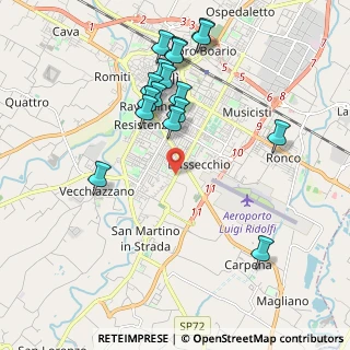Mappa Via Campo degli Svizzeri, 47121 Forlì FC, Italia (2.10353)
