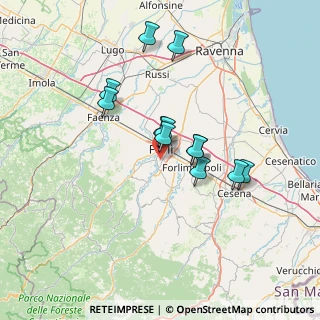 Mappa Via Cà Rossa, 47121 Forlì FC, Italia (11.88333)