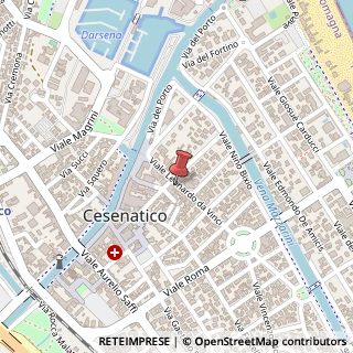Mappa Viale L. da Vinci, 18, 47042 Cesenatico, Forlì-Cesena (Emilia Romagna)