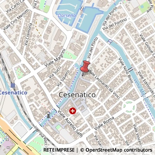 Mappa Piazza Ciceruacchio, 7, 47042 Cesenatico, Forlì-Cesena (Emilia Romagna)