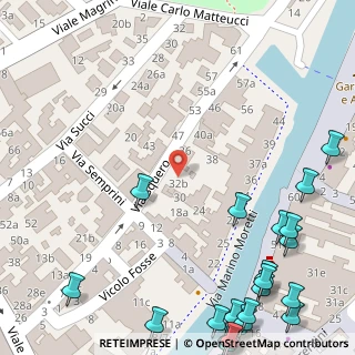 Mappa Via Marino Moretti, 47042 Cesenatico FC, Italia (0.09545)
