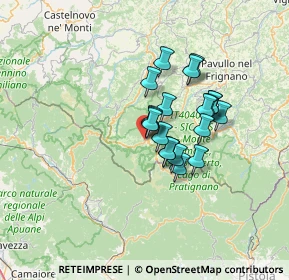 Mappa 41027 Pievepelago MO, Italia (9.7655)
