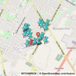 Mappa Via Alessandro Schiavi, 47121 Forlì FC, Italia (0.3)
