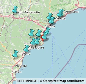Mappa Lungomare Guglielmo Marconi, 17026 Noli SV, Italia (13.34143)