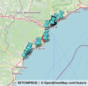 Mappa Lungomare Guglielmo Marconi, 17026 Noli SV, Italia (12.1465)