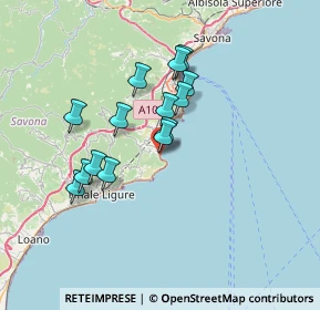 Mappa Lungomare Guglielmo Marconi, 17026 Noli SV, Italia (5.77429)