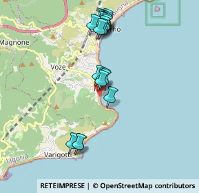 Mappa Lungomare Guglielmo Marconi, 17026 Noli SV, Italia (1.9355)