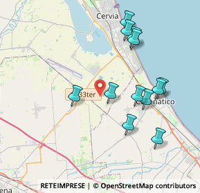 Mappa Via Bigatta, 48015 Cervia RA, Italia (3.94833)