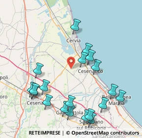 Mappa Via Bigatta, 48015 Cervia RA, Italia (9.54)