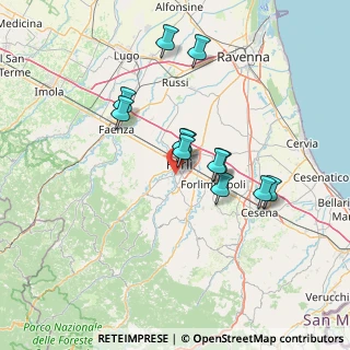 Mappa Via G. C. Ceccarelli, 47121 Forlì FC, Italia (12.02833)
