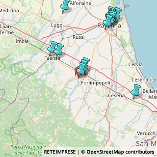 Mappa Via G. C. Ceccarelli, 47121 Forlì FC, Italia (19.97857)