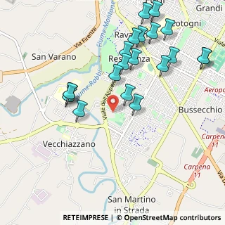 Mappa Via G. C. Ceccarelli, 47121 Forlì FC, Italia (1.153)