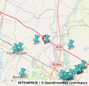 Mappa Via Spallicci, 47032 Santa Maria Nuova FC, Italia (6.7915)