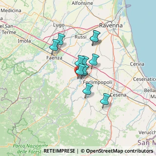 Mappa Viale Mario Loreti, 47121 Forlì FC, Italia (9.73091)