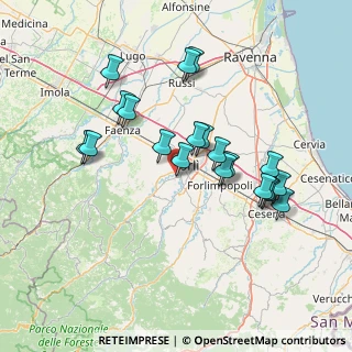 Mappa Viale Mario Loreti, 47121 Forlì FC, Italia (14.0525)