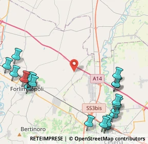 Mappa Via Cavalli, 47032 Santa Maria Nuova FC, Italia (6.011)