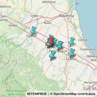 Mappa Via G. Ghinassi, 47121 Forlì FC, Italia (7.75286)