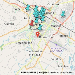 Mappa Via G. Ghinassi, 47121 Forlì FC, Italia (2.24929)