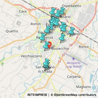 Mappa Via G. Ghinassi, 47121 Forlì FC, Italia (1.8735)
