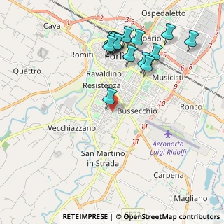 Mappa Via G. Ghinassi, 47121 Forlì FC, Italia (2.24)