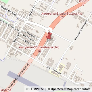 Mappa Via A. Spallicci, 21, 47121 Forlì, Forlì-Cesena (Emilia Romagna)