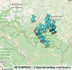 Mappa Via Roma, 41027 Pievepelago MO, Italia (9.9895)