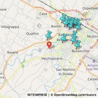 Mappa Via Carlo Forlanini, 47121 Forlì FC, Italia (2.35714)