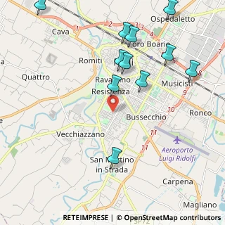 Mappa Via Fernando de Rosa, 47121 Forlì FC, Italia (2.47727)