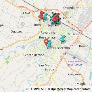 Mappa Via Anna Frank, 47121 Forlì FC, Italia (2.09313)