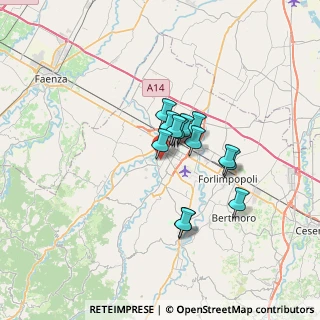 Mappa Via Anna Frank, 47121 Forlì FC, Italia (4.76385)