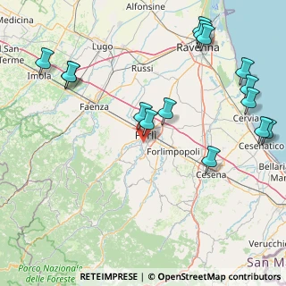 Mappa Via Anna Frank, 47121 Forlì FC, Italia (21.45067)