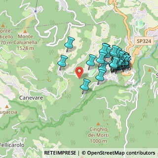 Mappa Via Canevare, 41021 Fanano MO, Italia (0.91481)