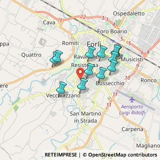 Mappa Via G. Amendola, 47121 Forlì FC, Italia (1.43)
