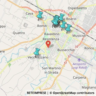 Mappa Via G. Amendola, 47121 Forlì FC, Italia (2.10818)