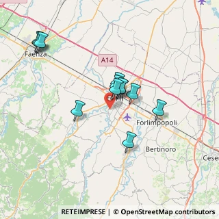 Mappa Via G. Amendola, 47121 Forlì FC, Italia (6.575)