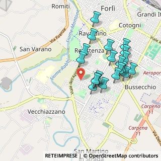 Mappa Via G. Amendola, 47121 Forlì FC, Italia (0.901)