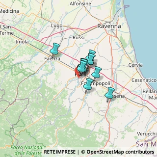 Mappa Via G. Amendola, 47121 Forlì FC, Italia (6.16167)