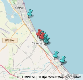 Mappa Piazza Cavallotti, 47042 Cesenatico FC, Italia (2.40273)