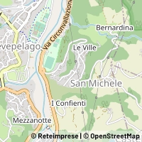 Mapa Pievepelago