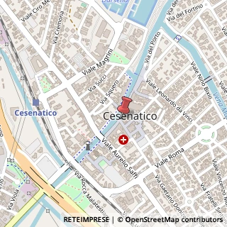 Mappa Via N. Baldini, 2/A, 47042 Cesenatico, Forlì-Cesena (Emilia Romagna)