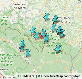 Mappa 41027 Pievepelago MO, Italia (12.3665)