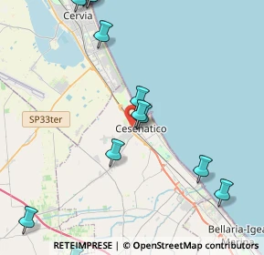 Mappa SS 16 Adriatica, 47042 Cesenatico FC, Italia (5.47077)