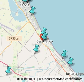 Mappa SS Adriatica, 47042 Cesenatico FC, Italia (5.47385)