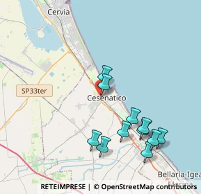 Mappa SS Adriatica, 47042 Cesenatico FC, Italia (4.09818)