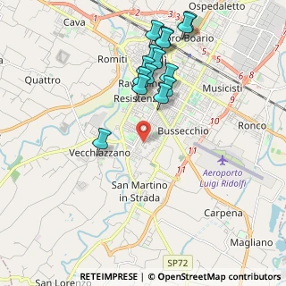 Mappa Via Bartolo Talentoni, 47121 Forlì FC, Italia (2.06333)