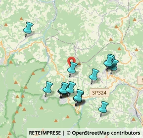 Mappa Via Macchiarelle, 40042 Lizzano in Belvedere BO, Italia (3.886)