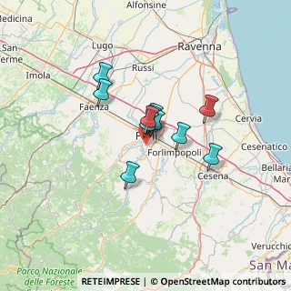 Mappa Via Gerolamo Amaducci, 47121 Forlì FC, Italia (8.66818)